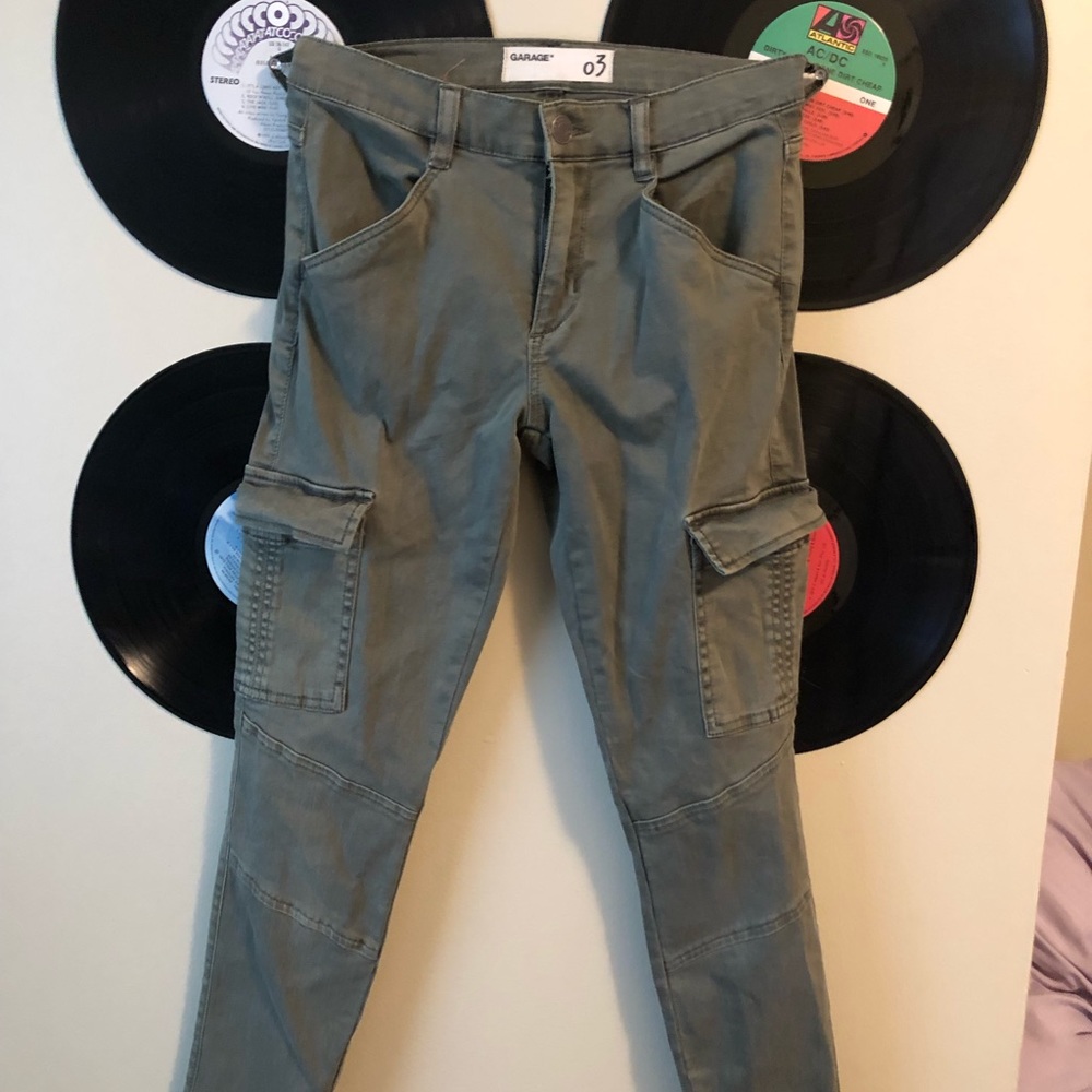 mid rise cargo pants